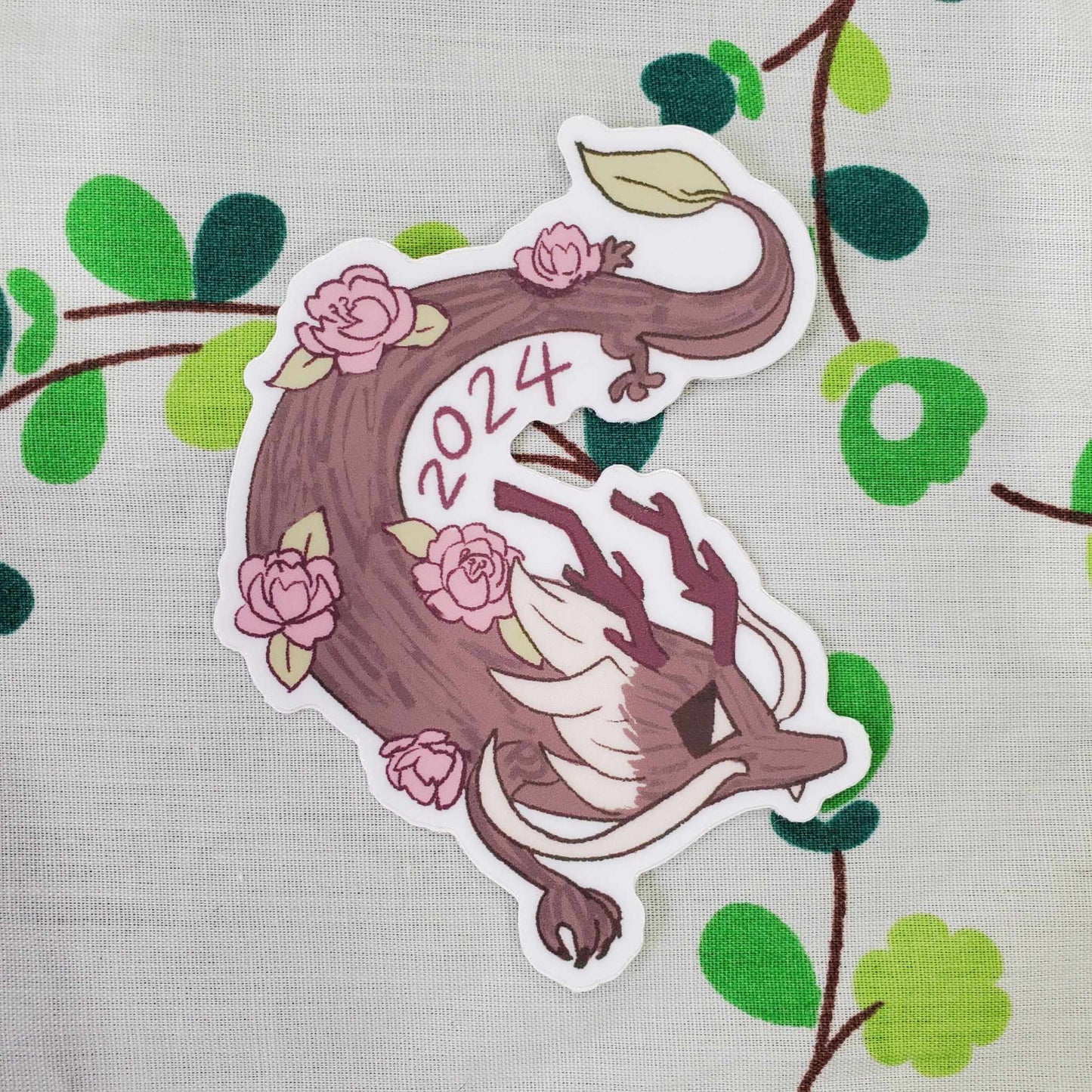 Wood Dragon Sticker
