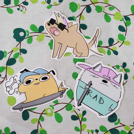 Rad Dog Stickers