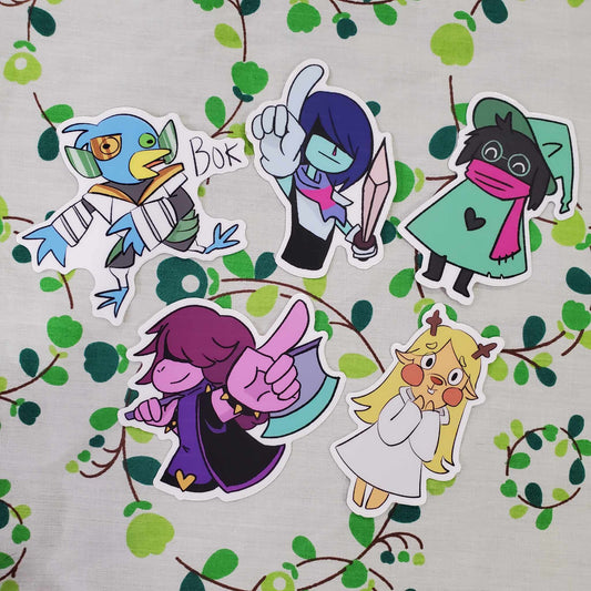 Deltarune Fan Art Stickers