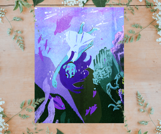 "Ocean" 8.5 x 11 Print