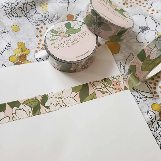 "Sampaguita" Washi Tape by Grapehoney