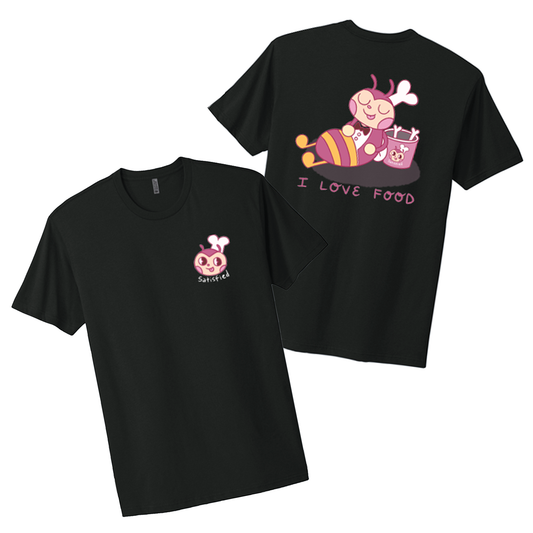 "Satsfied Bee" Shirt - Black Unisex Shirt