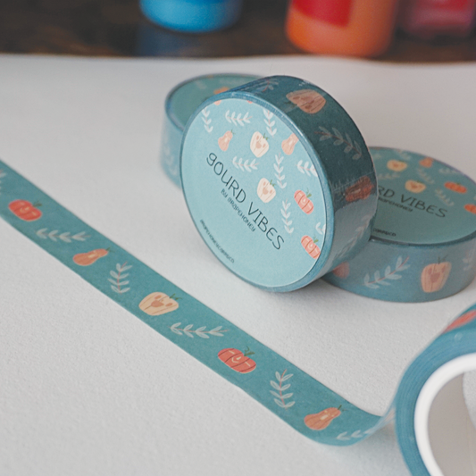 "Gourd Vibes" Pumpkin Tape by Grapehoney
