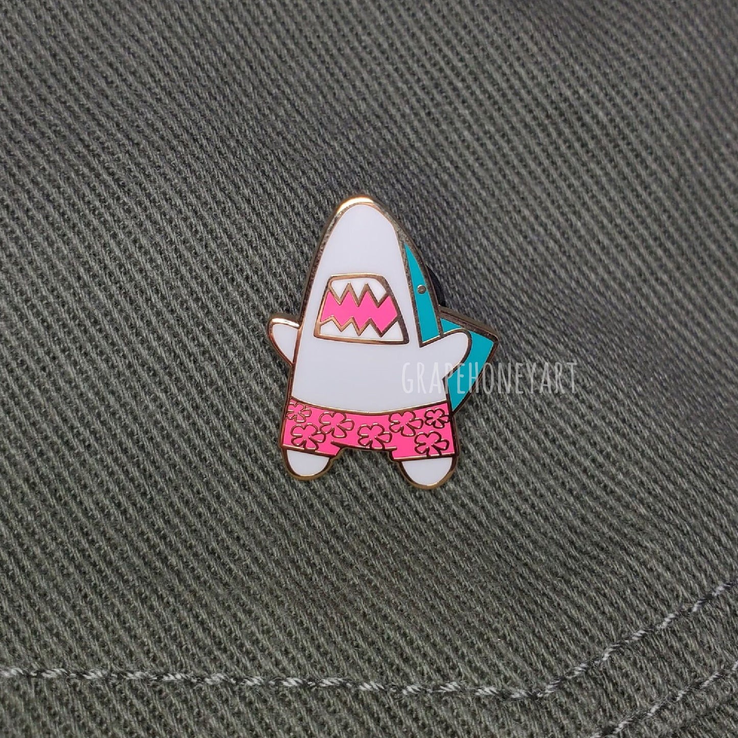 Shork Enamel Pin