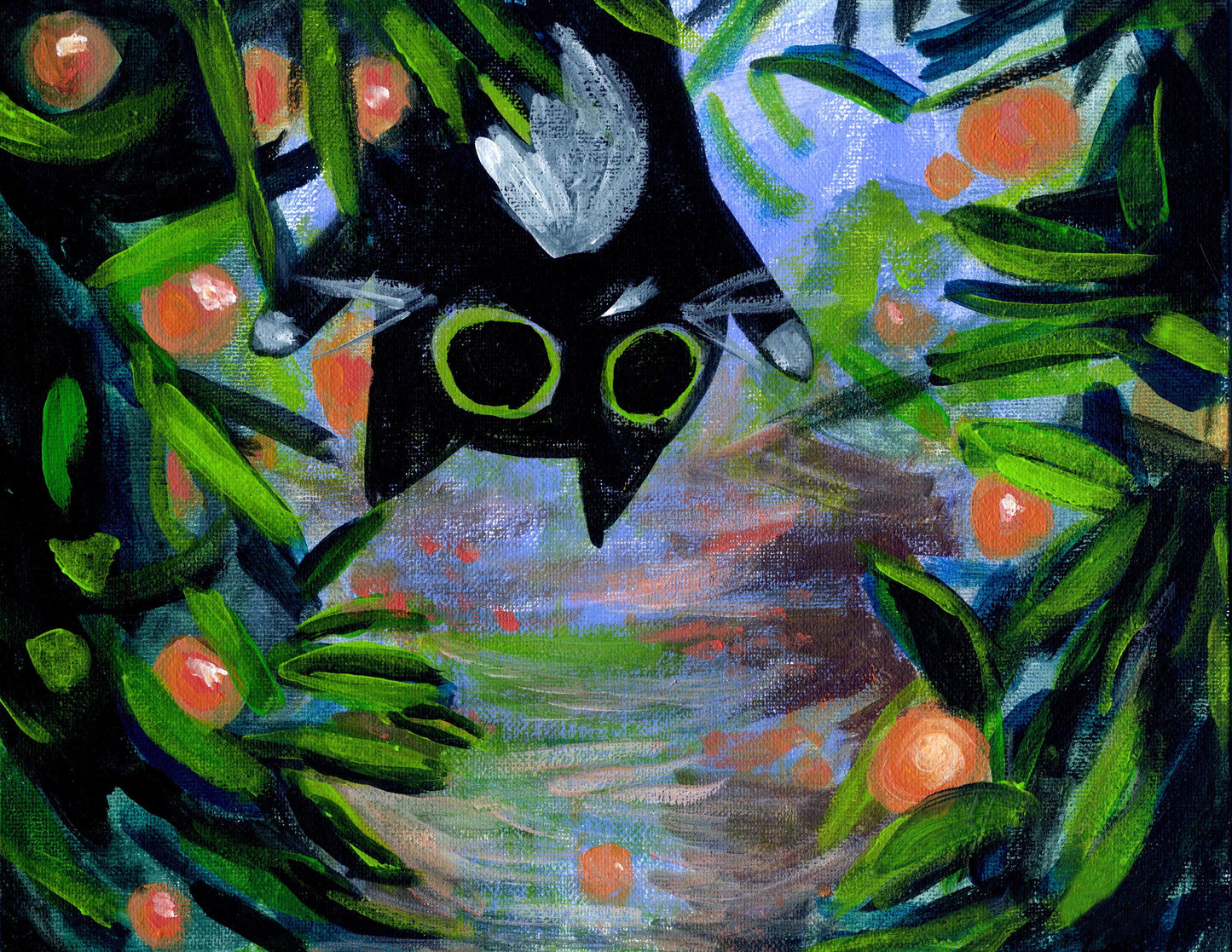 Five Cat Series Acrylic Prints - Heavy Cardstock Pearl Linen