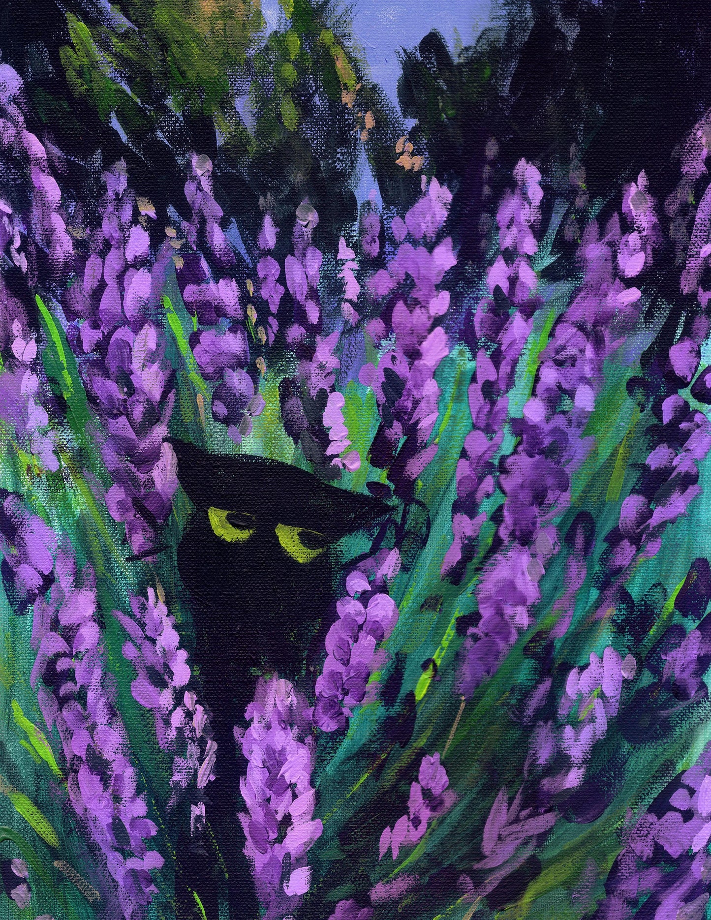 Five Cat Series Acrylic Prints - Heavy Cardstock Pearl Linen