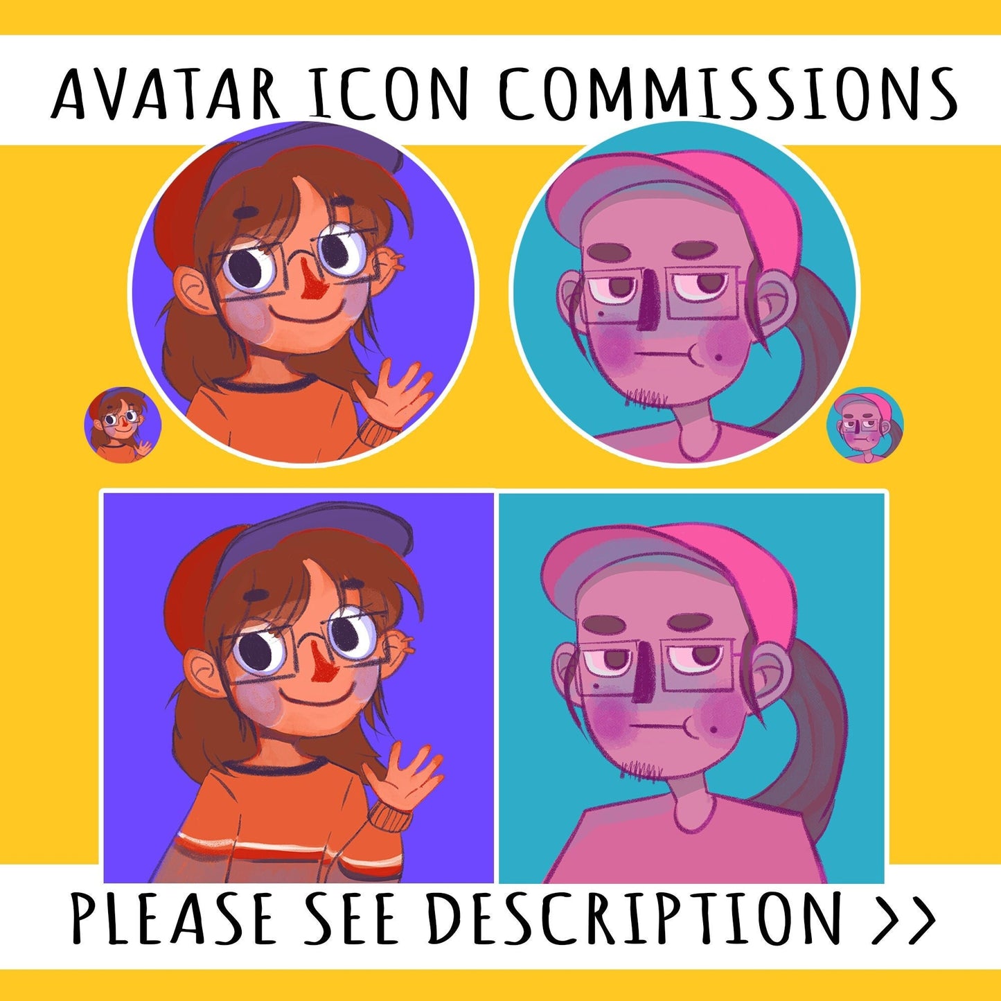 Digital Icon Commissions