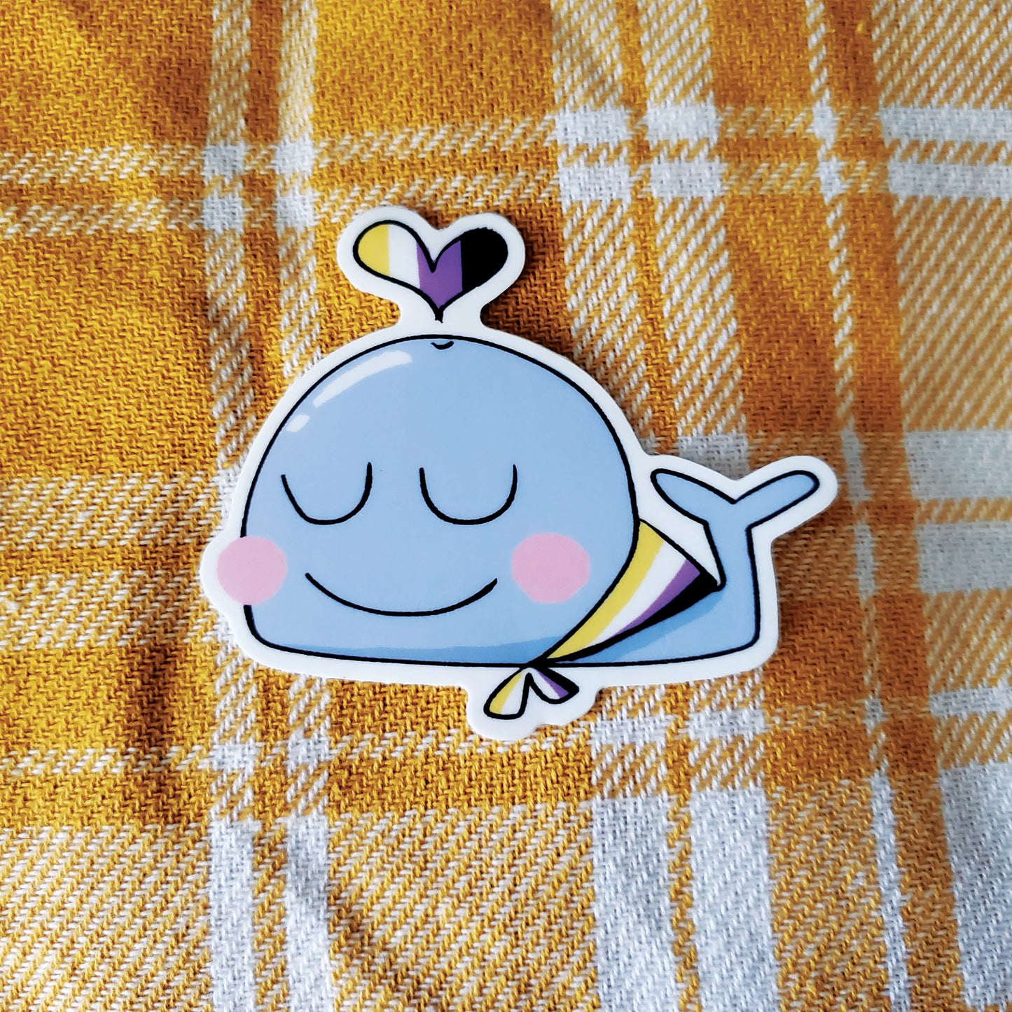 Pride Whale Vinyl Stickers