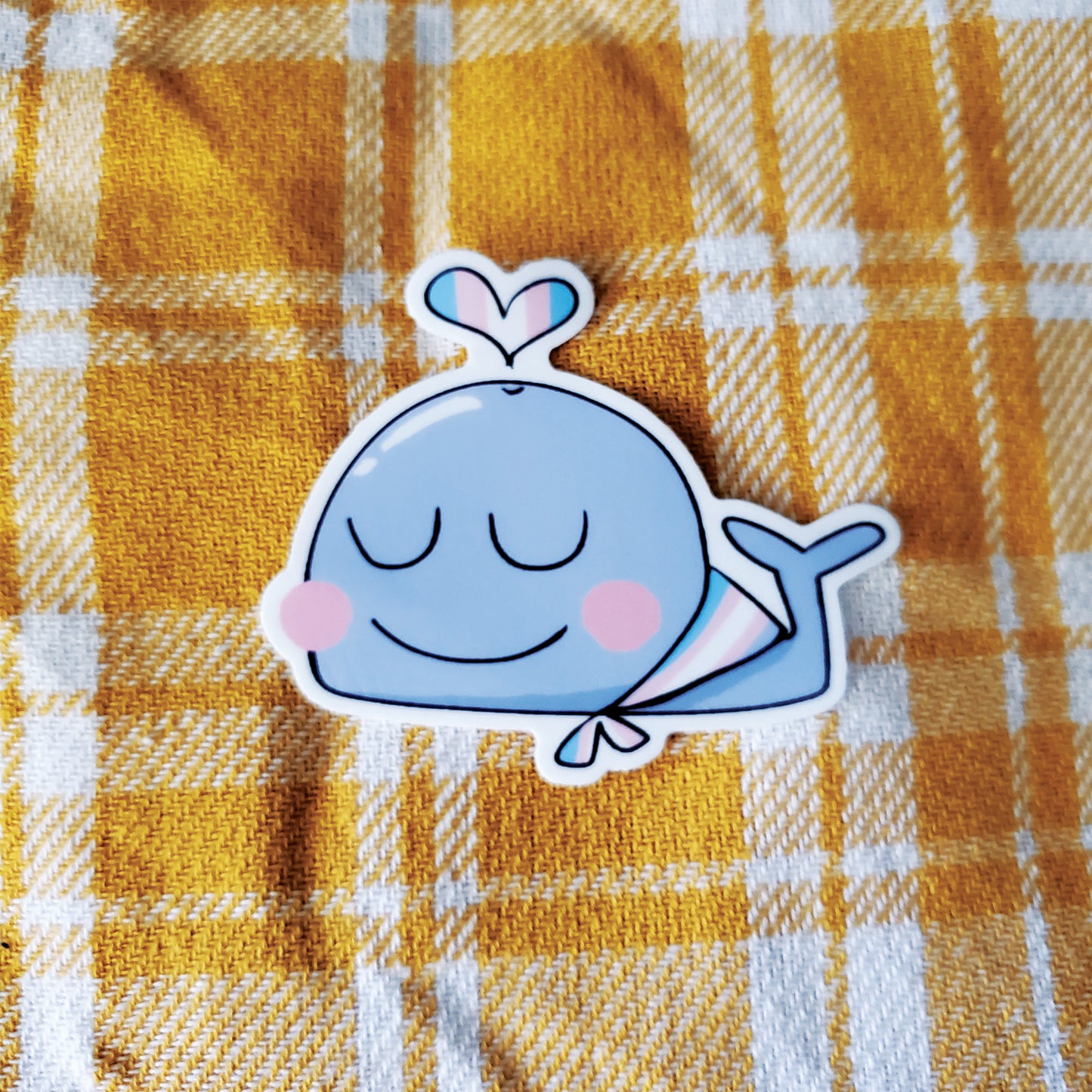 Pride Whale Vinyl Stickers
