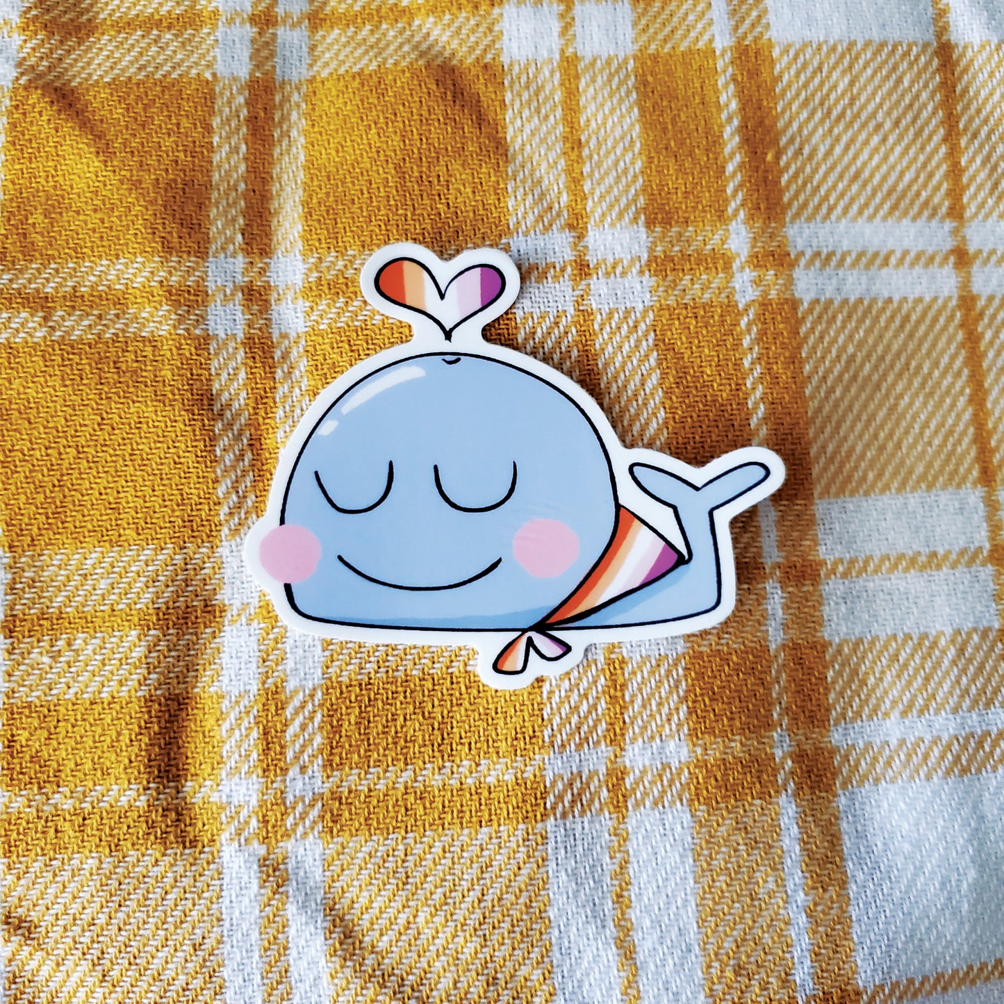 Pride Whale Vinyl Stickers