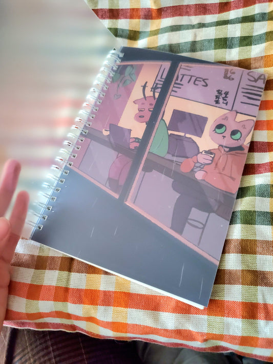 Rainy Cafe Sticker Book