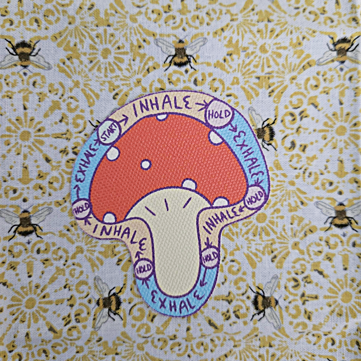 Mushroom Anxiety Sensory Sticker