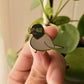 Sunglasses Bird Enamel Pin